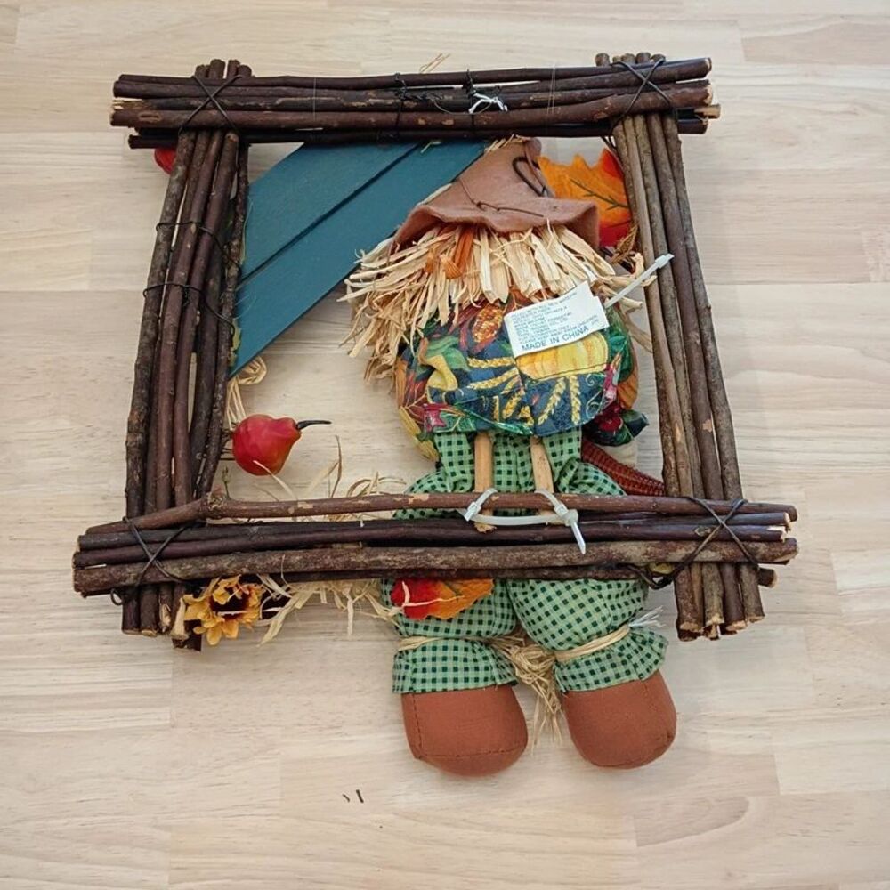Large Happy Harvest Wooden Wall Hanging Fall Decoration - Picture 7 of 10